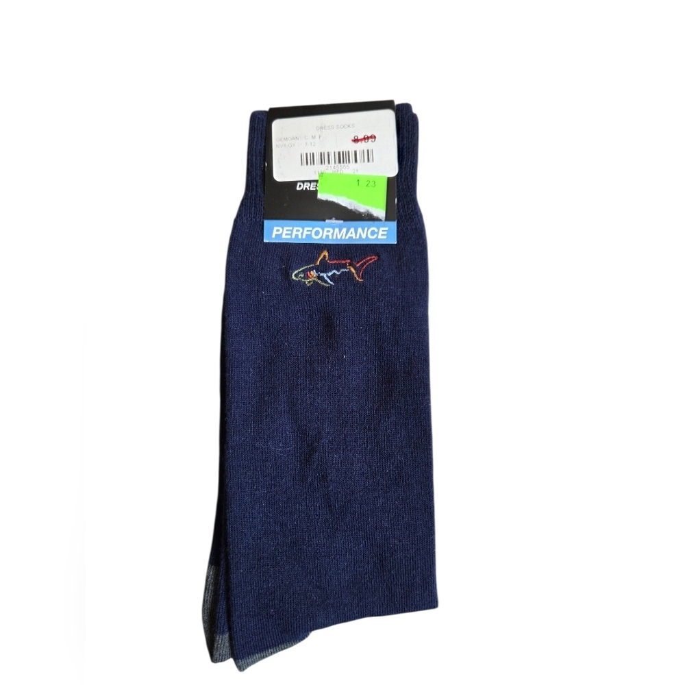 Greg Norman Performance Navy Golf Socks